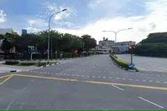 LANGGAR LARI: Seorang penunggang basikal terkorban setelah dilanggar kereta di Nicoll Highway pada 19 Disember