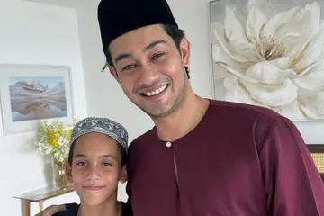 Farid Kamil berkata beliau tidak menghadapi masalah untuk berjumpa anak-anaknya, hasil perkahwinannya bersama Diana Danielle, Muhammad, 12 tahun (kiri), dan Nur Aurora, 10 tahun.