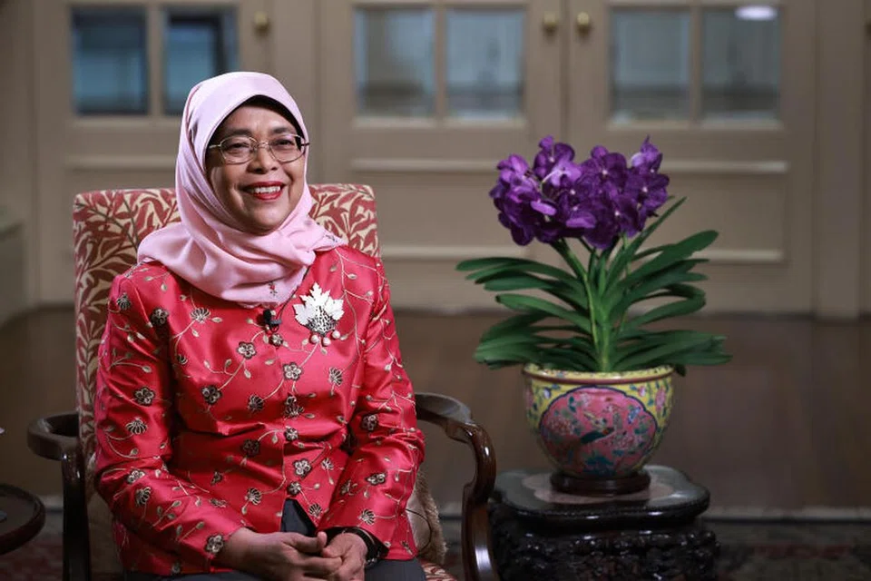 PRESIDEN KENDALI PANDEMIK: Puan Halimah berkongsi cabaran yang dihadapinya sebagai Ketua Negara semasa pandemik Covid-19 melanda, termasuk memutuskan sama ada rizab negara boleh digunakan.