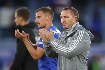 KEYAKINAN TINGGI: Pemain Liverpool berharap dapat meneruskan rekod tanpa kalah mereka apabila berdepan dengan Leicester yang dipimpin Brendan Rodgers (gambar atas) - Foto REUTERS