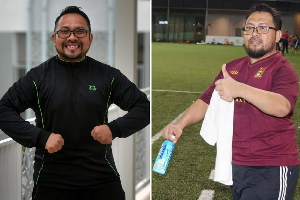 SIHAT DAN KUAT: Ustaz Nor Mustaqim tidak lagi sakit kaki setelah kerap bersenam dan mengurangkan berat badannya sebanyak lima kilogram dalam masa dua bulan.