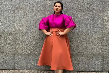 SHERRY ALHADAD: Amalkan pemakanan sihat dan senaman yang selamat untuk turunkan berat badannya sebanyak 18 kilogram. - Foto INSTAGRAM SHERRY ALHADAD