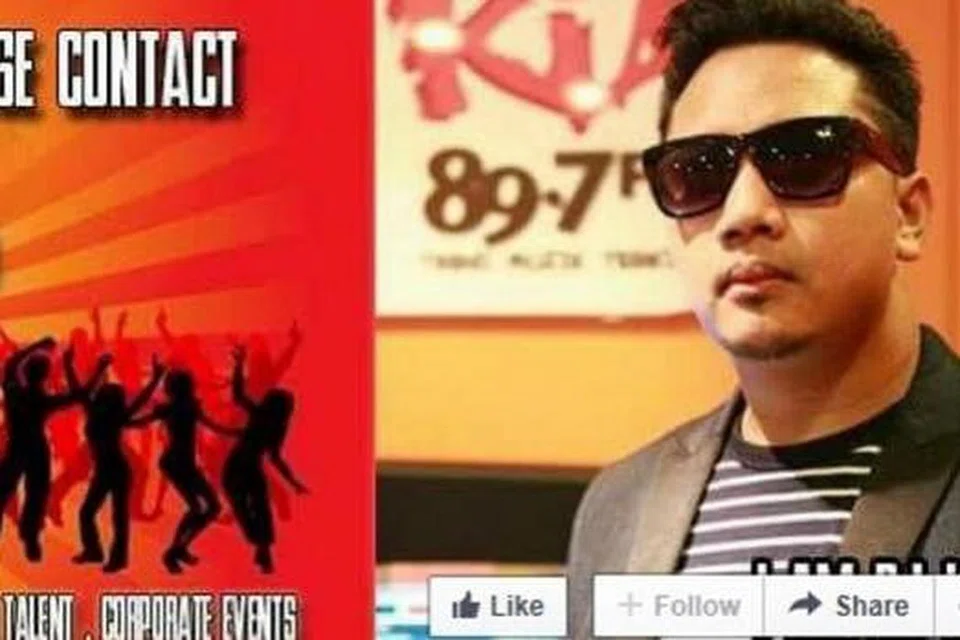 CUBA JELASKAN: Inilah laman Facebook deejay KC yang cuba menjelaskan bahawa beliau tiada kaitan dengan tengkarah yang berlaku antara adiknya Encik Muhammad Kadir, dengan Sharifah Nur Shahirah Hussien. - Foto DJ KC, FACEBOOK.COM