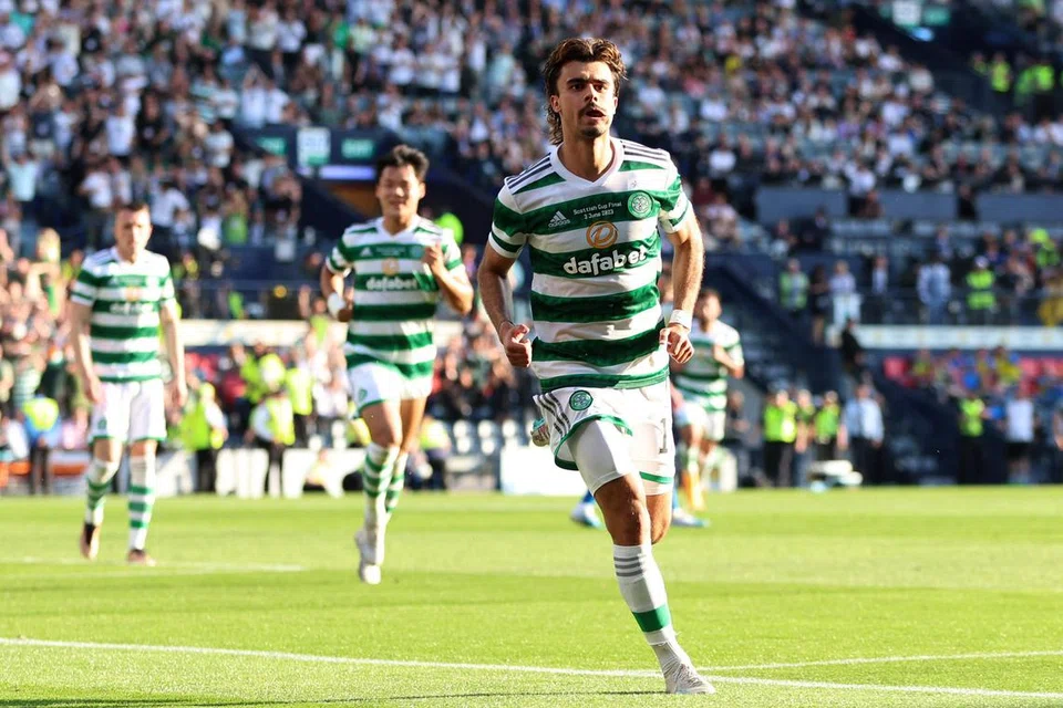 DIPIKAT KE SAUDI: Jota meraikan gol ketiga pasukannya semasa menentang Inverness baru-baru ini.