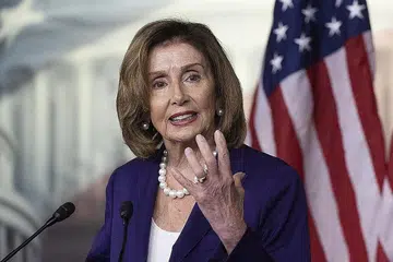 JADUAL LAWATAN PELOSI: Lawatan Speaker Dewan Perwakilan AS Cik Pelosi dan delegasi merangkumi Jepun, Korea Selatan, Malaysia dan Singapura - semuanya negara-negara sekutu AS di rantau ini. - Foto EPA-EFE