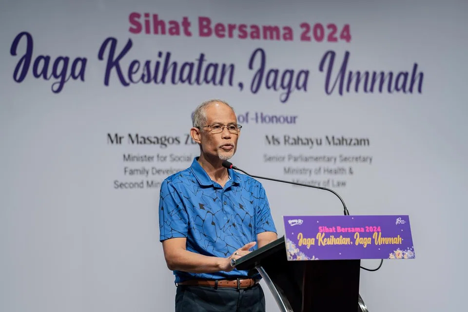 JAGA KESIHATAN: Lebih 40,000 penduduk Melayu/Islam telah menyertai kegiatan gaya hidup sihat seperti sesi fizikal, ceramah kesihatan dan program Saham Kesihatan pada 2023 anjuran rangkaian Jaga Kesihatan, Jaga Ummah (JKJU), kata Menteri Pembangunan Sosial dan Keluarga, Encik Masagos Zulkifli Masagos Mohamad.