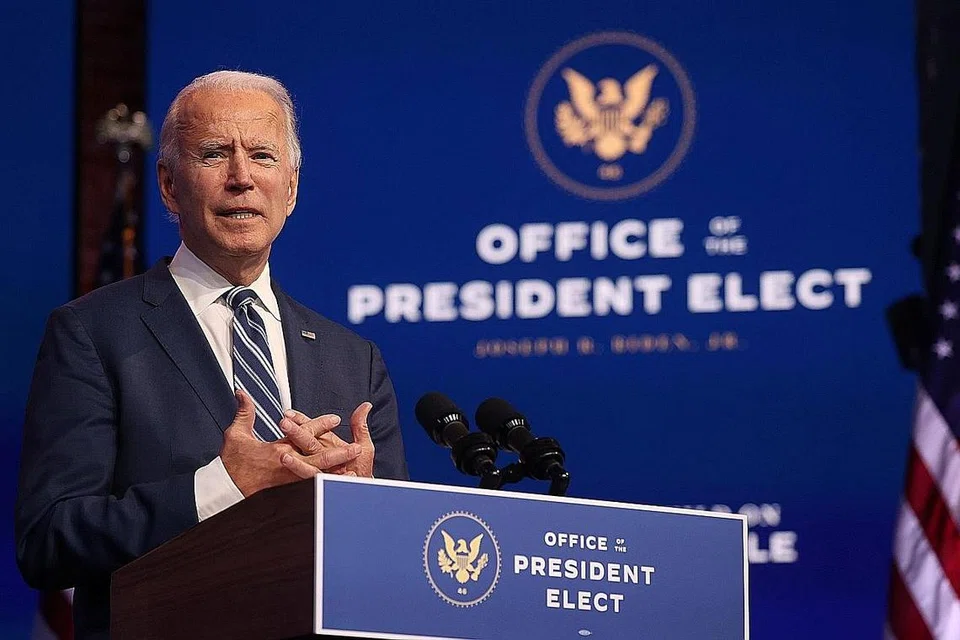 HARAPAN SEDUNIA: Kemenangan calon Parti Demokrat, Encik Joe Biden, semasa Pilihan Raya Presiden pada 3 November lalu diharap membuka lembaran baru dalam kestabilan ekonomi dan keamanan sedunia. - Foto REUTERS