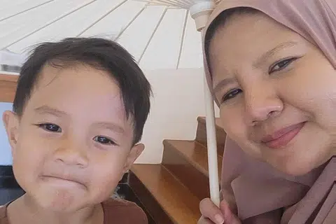 Isaac Wildan Misan, faezah Hamid, slap, preschool