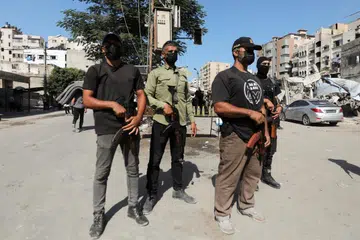 bandar gaza, anggota polis Hamas