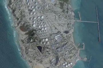 konflik Timur Tengah, perang Iran, AS, Trump,  terminal minyak di Pulau Kharg