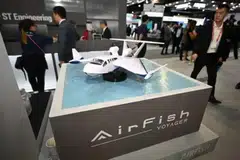 Singapura, Batam, hovercraft, AirFish, Singapore Airshow, ST Engineering