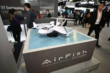 Singapura, Batam, hovercraft, AirFish, Singapore Airshow, ST Engineering