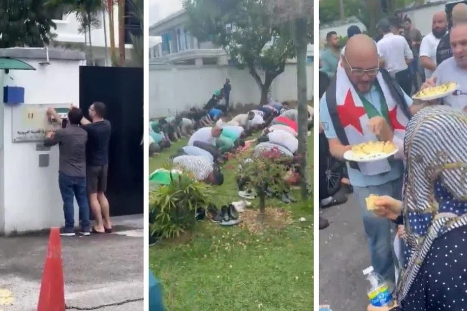 Warga Syria di Malaysia meraikan kejatuhan negara itu daripada pemerintahan parti Baath diterajui mantan Presiden, Encik Bashar al-Assad, selama lebih lima dekad.