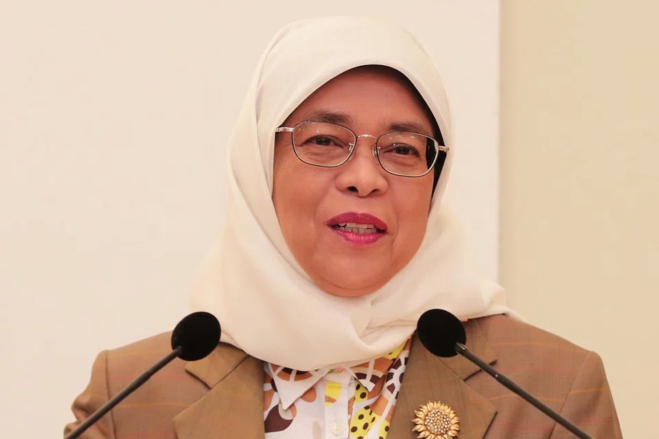 Presiden Halimah Yacob.