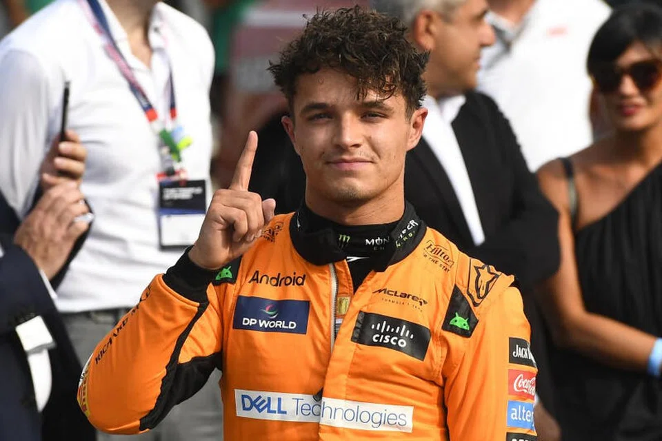 Pemandu McLaren, Lando Norris, di tangga kedua kejohanan pemandu dengan 254 mata. 