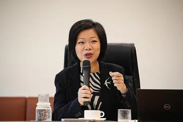 KIAN BANYAK BAHAN PERLU DITERJEMAH: Cik Sim Ann, berkata jumlah bahan yang perlu diterjemah oleh pemerintah semakin meningkat tahun demi tahun. - Foto ZAOBAO
