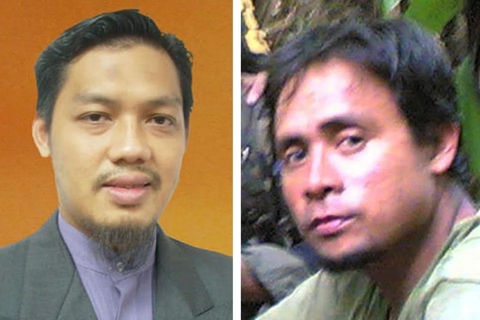 KEMUNGKINAN GANTI JADI KETUA IS DI ASIA TENGGARA: Pengganas warga Malaysia paling dikehendaki Mahmud Ahmad (kiri) mungkin menjadi ketua IS yang baru di Asia Tenggara ekoran kematian ketua IS di Asia Tenggara, Isnilon Hapilon (kanan), yang juga memimpin kumpulan pengganas Abu Sayyaf.