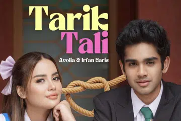 Gandingan mantap Avolia (kiri) dari Indonesia dan Irfan Haris dari Malaysia menjadikan lagu comel, ‘Tarik Tali’, tentang jual mahal dalam bercinta, irama yang seronok diputar berulang kali.