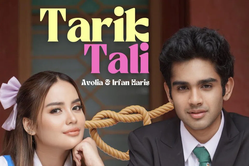 Gandingan mantap Avolia (kiri) dari Indonesia dan Irfan Haris dari Malaysia menjadikan lagu comel, ‘Tarik Tali’, tentang jual mahal dalam bercinta, irama yang seronok diputar berulang kali.