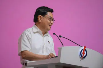 TERUSKAN PERJUANGAN: Pengerusi Parti Tindakan Rakyat (PAP), Encik Heng Swee Keat, menyeru para aktivis untuk terus bekerja keras dengan rendah hati untuk mendapat kepercayaan rakyat Singapura.
