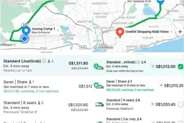 grab, fare