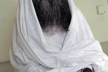 PENDAKWAAN DISAMBUNG SEMULA: Khalid Sheikh Mohammed didakwa mendalangi serangan 11 September. Pendakwaannya bersama empat individu lain yang didakwa terlibat dalam serangan itu disambung semula semalam setelah ditangguh akibat pandemik Covid-19. - Foto AFP