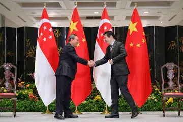 Perdana Menteri China, Li Qiang, Singapura, Lawrence Wong, MOU