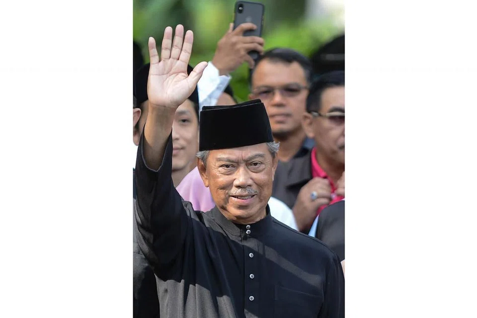 TAN SRI MUHYIDDIN: Beberapa penganalisia politik berpendapat beliau akan berpegang pada janjinya dalam ucapan sulungnya sebagai Perdana bahawa beliau akan melantik jemaah menteri daripada kalangan pemimpin bersih, berintegriti dan berkaliber. - Foto AFP