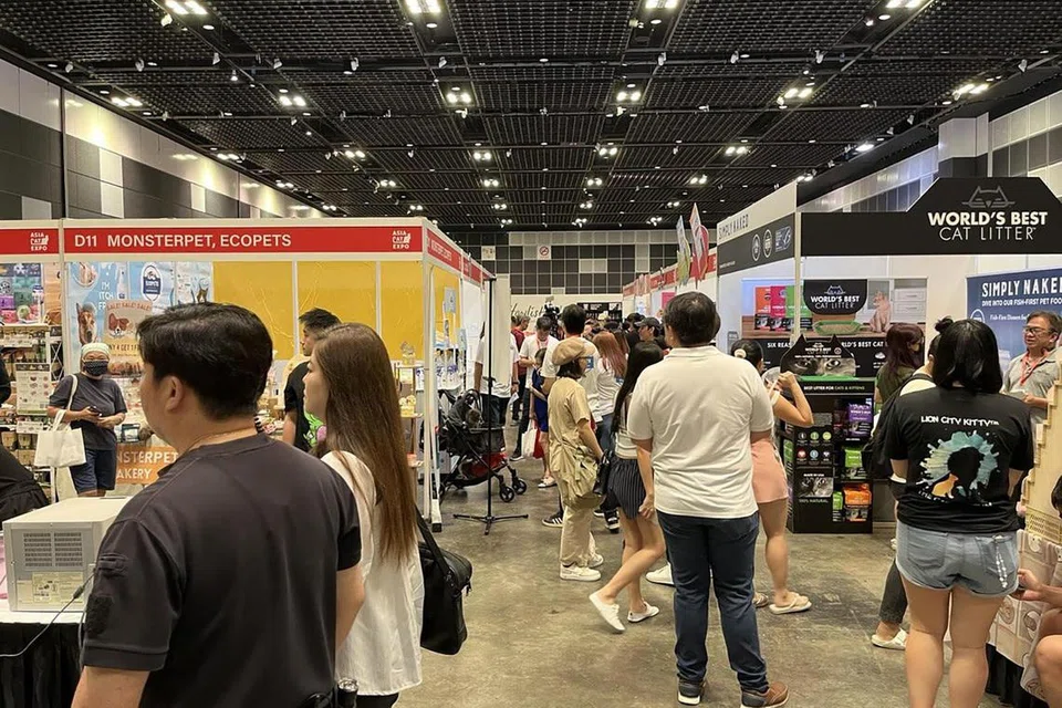 JADI TUMPUAN: Expo Kucing Asia 2023 berlangsung di Pusat Konvensyen dan Pameran Suntec Singapura pada 29 dan 30 Julai  