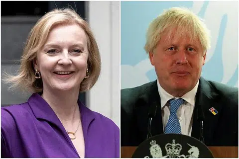 AMBIL ALIH: Cik Liz Truss bakal ambil alih jawatan perdana menteri Britian daripada Encik Boris Johnson.
