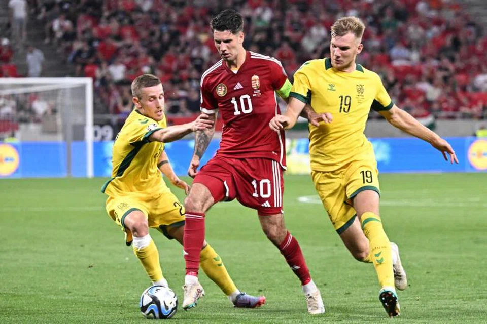 SERBA BOLEH: Szoboszlai, 22 tahun, kapten pasukan Hungary, boleh bermain di midfield tengah tetapi menghabiskan sebahagian besar masanya di bahagian sayap dalam Bundesliga.
