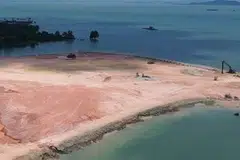 eksport pasir, indonesia