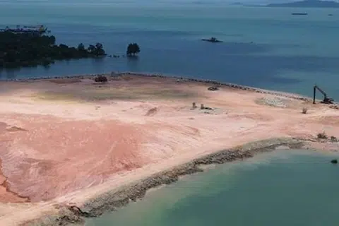 eksport pasir, indonesia