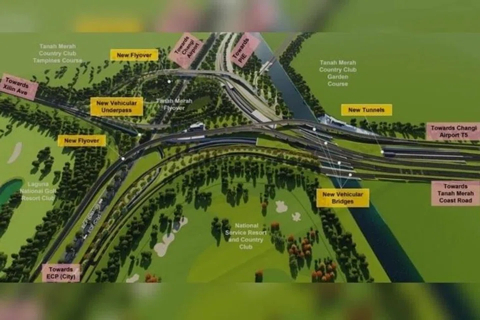 Apabila siap, jalan raya akan menyediakan sambungan penuh dan terus ke Terminal 5 Lapangan Terbang Changi pada masa hadapan dari ECP, PIE dan Xilin Avenue.