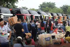 Mudik Aidilfitri 2026, Kepulangan lebaran Indonesia, Dudy Purwagandhi, Kementerian Perhubungan Indonesia, Trafik Jawa Tengah 2026, Mudik percuma 2026, Stesen Pasar Senen, Lebuh raya tol Indonesia