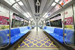 SUASANA LEBARAN: Dari 16 Mac hingga 3 Mei, penumpang ‘disambut’ dengan hiasan Lebaran dalam kereta api terpilih di kesemua enam rangkaian rel serta beberapa perkhidmatan bas.