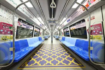 SUASANA LEBARAN: Dari 16 Mac hingga 3 Mei, penumpang ‘disambut’ dengan hiasan Lebaran dalam kereta api terpilih di kesemua enam rangkaian rel serta beberapa perkhidmatan bas.