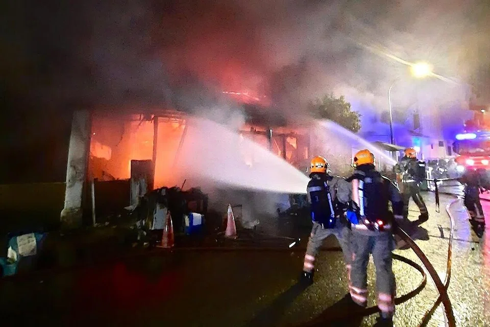 Singapura, kebakaran, fire, Joo Chiat, SCDF