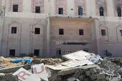 Jakarta, Israel, sepanduk propaganda, hospital Indonesia di Gaza