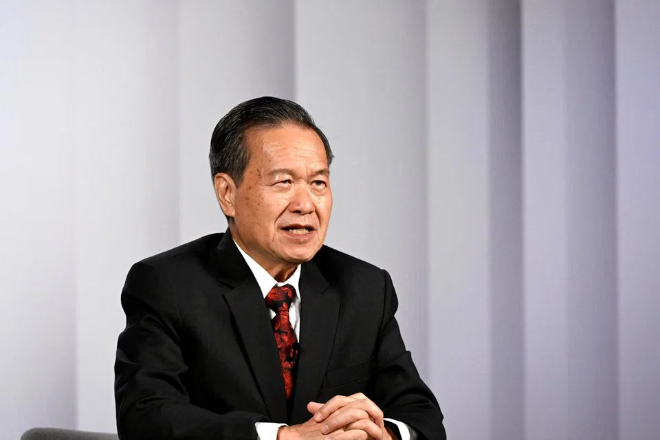 ENCIK TAN KIN LIAN: Akan bekerjasama dengan pemerintah untuk memastikan rizab negara digunakan dengan cermat jika dipilih sebagai Presiden. 