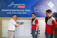 Singpost, bawah blok