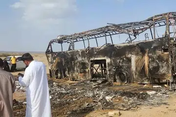 jemaah umrah, kebakaran bas