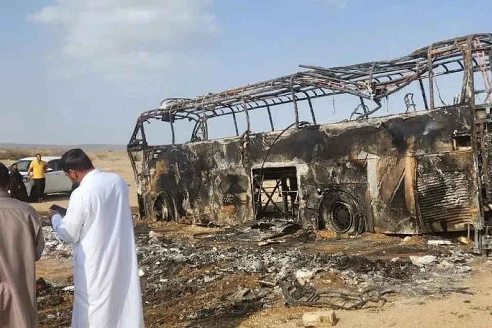 jemaah umrah, kebakaran bas