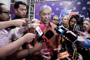 Malaysia, PAS, Umno,  Dr Ahmad Zahid Hamidi, Program Sambutan Hari Pendidik Peringkat Jabatan Kebajikan Masyarakat 2026, parti politik, Tan Sri Abdul Hadi Awang, Barisan Nasional, BN, Pilihan Raya Negeri, Negeri Sembilan, PRN