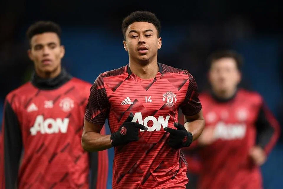 Pemain midfield Manchester United, Jesse Lingard (tengah). FOTO: AFP
