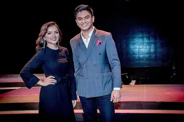 TIDAK TERBURU-BURU: (Dari kiri) Bintang muda generasi milenial, Farisha Ishak dan Farhan Shah yang baru tamat pengajian masing-masing akur dengan sikap tidak terburu-buru dan memastikan diri sendiri bersedia, baik dalam projek seni ataupun dalam memburu ilmu. - Foto BM oleh NUR DIYANA TAHA