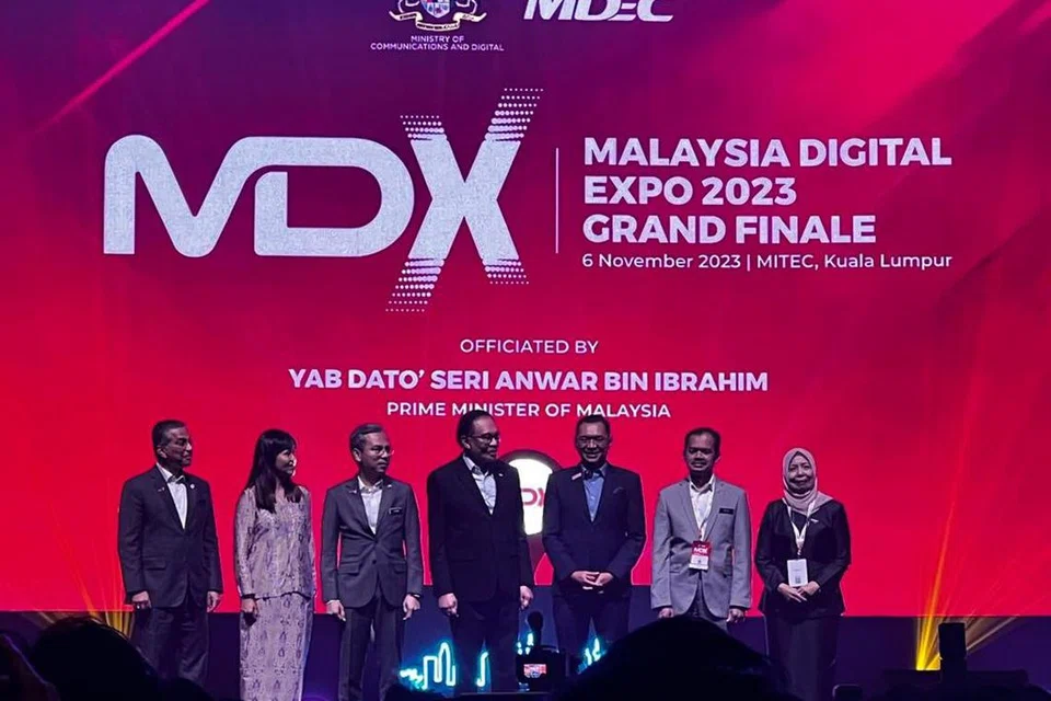 EKONOMI DIGITAL: Perasmian Malaysia Digital Expo mengunjurkan sumbangan ekonomi digital negara kepada Hasil Dalam Negeri Kasar (GDP) melonjak kepada 25.5 peratus menjelang 2025, berbanding 23.2 peratus pada 2022-2023.