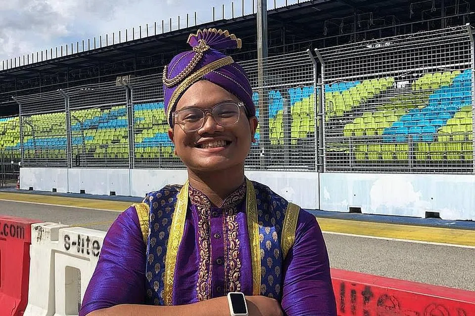 IMPIAN TERCAPAI: Encik Muhammad Taufiq Yusmee berjaya memenuhi keinginannya untuk menyertai persembahan di NDP. - Foto NDP EXCO 2022