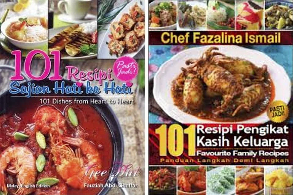 Beberapa lagi jenis buku resipi hidangan Pulau Pinang seperti dua buku ini (kedua-duanya di atas) turut disediakan di Popular.