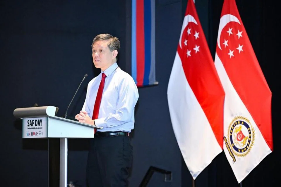 chan chun sing, Hari SAF, upacara peneguhan